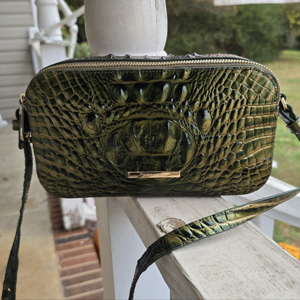 Brahmin Matcha Green  Danica Crossbody NWOT